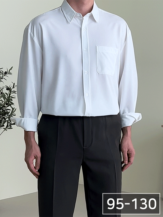 (1+1 sale)[M-4XL]엘도 링클프리 셔츠(13color)